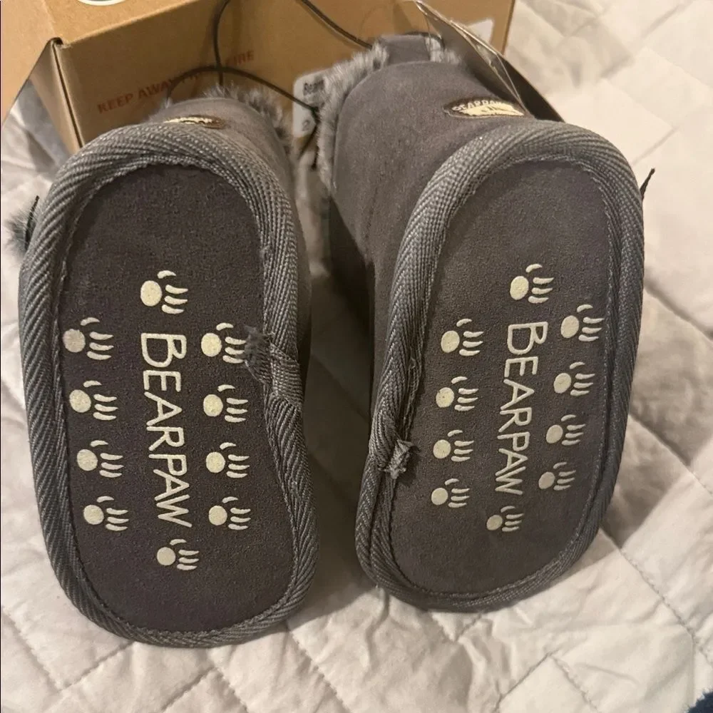 Brand New BearPaw Charcoal Baby Boots Never Worn